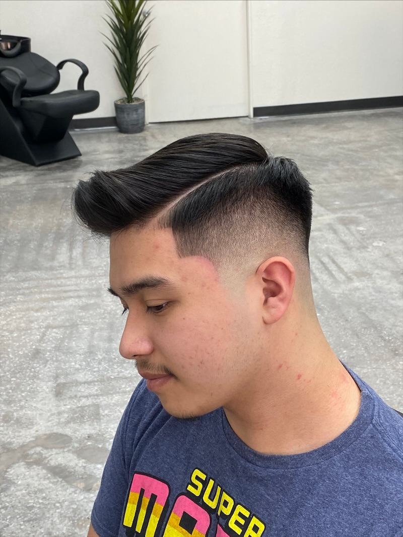 Side part fade