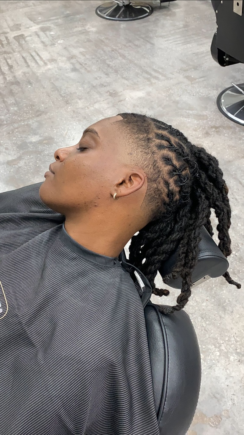Afro taper fade